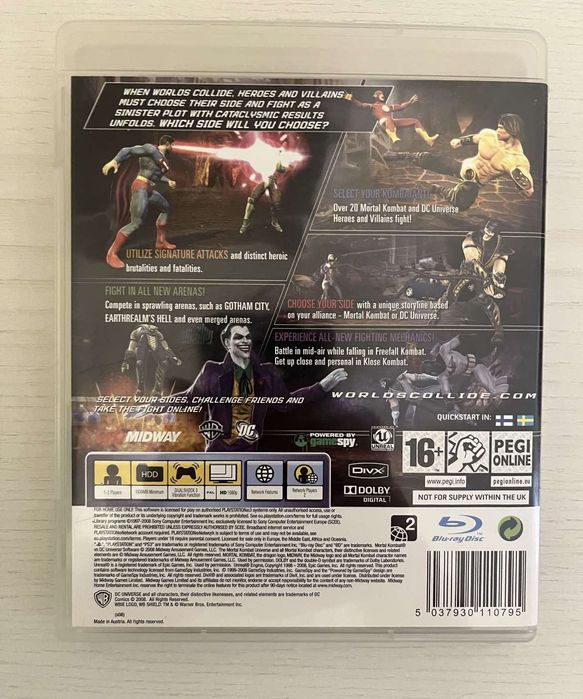 Mortaal Kombat vs DC Universe Playstation 3 Игра