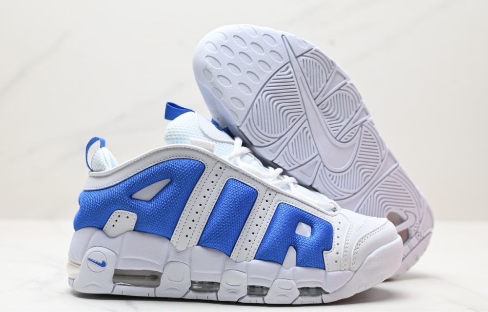 Nike More Uptempo White/Blue -40,41,43,44,45
