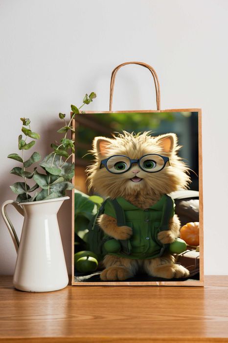 Sacose de hartie/panza personalizate