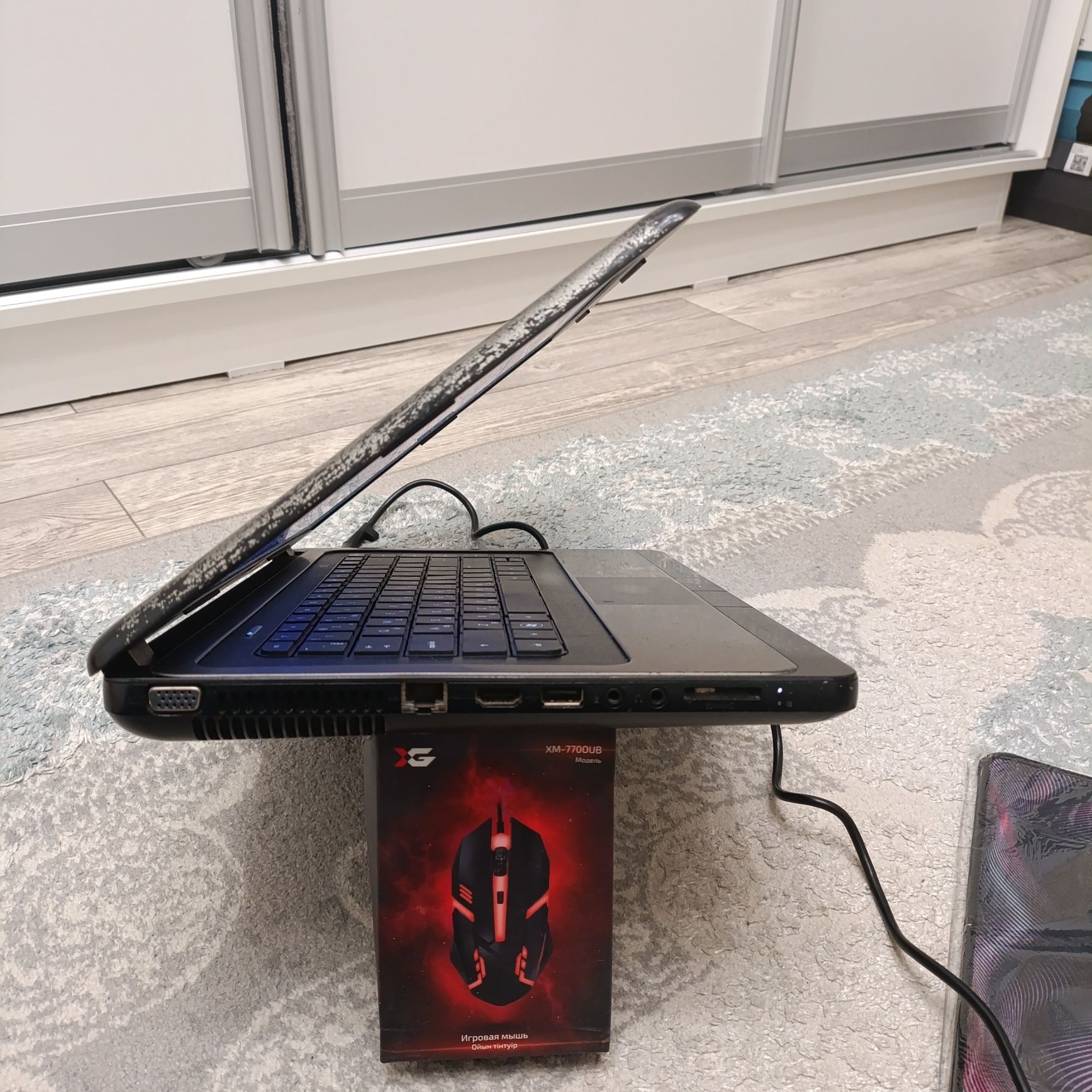 HP Notebook 15_Память-320ГБ/ОЗУ-4Гб/Windows 10/MS Office/Мышка,Коврик