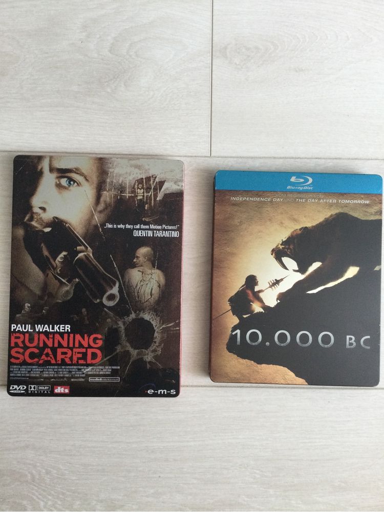 Filme in steelbook (Running scared, 10.000BC)