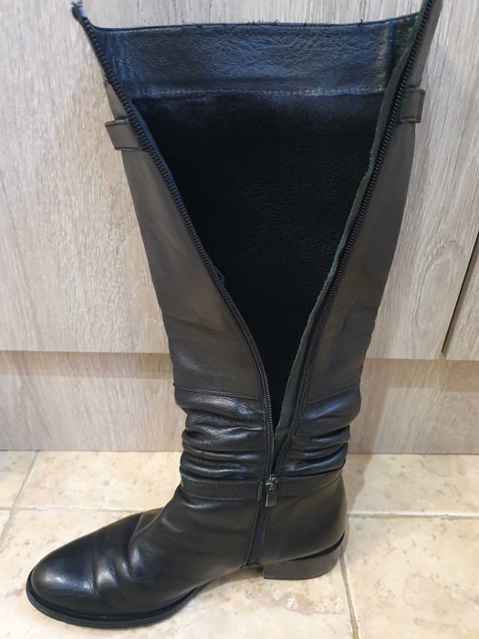 Дамски ботуши от естествена кожа