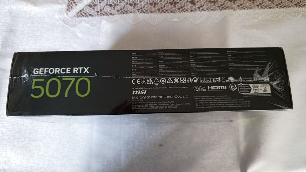 MSI rtx 5070 OC VENTUS 3X
