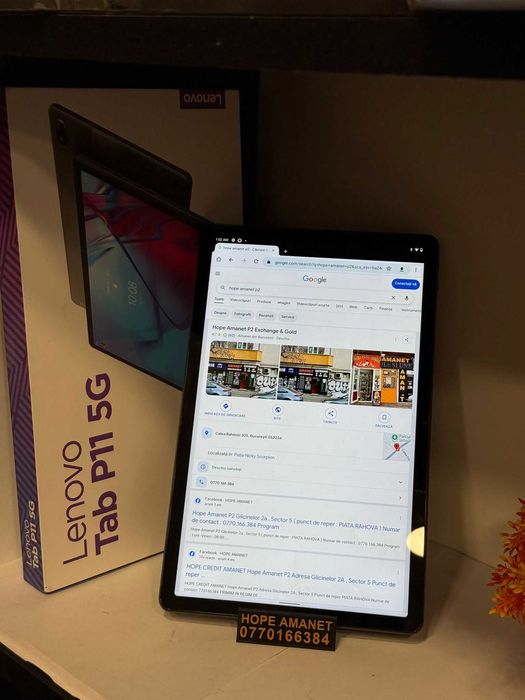 HOPE AMANET P2- Lenovo TAB P11 5G/  128GB / 6 GB Ram/ Cu Sim
