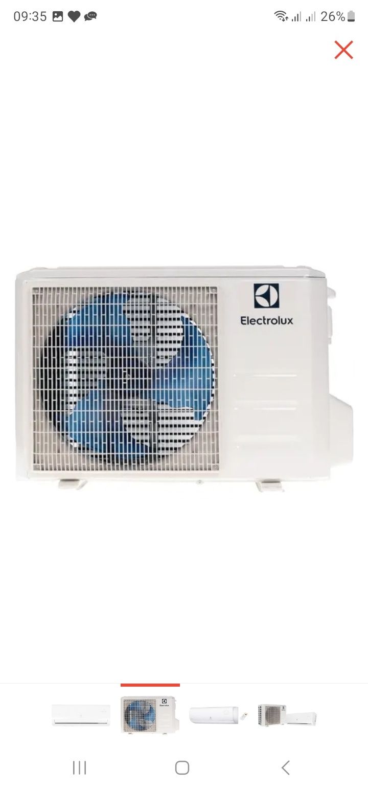 Кондиционер Electrolux 36-50 кв/м