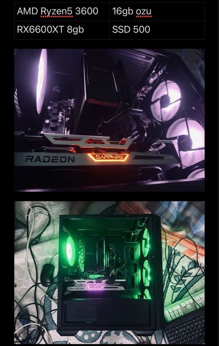 Компьютер RX6600XT