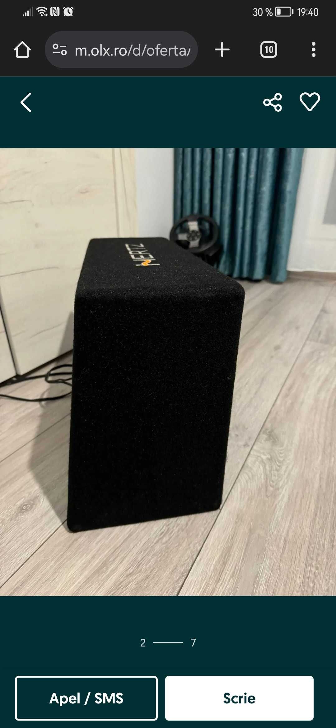 Subwoofer auto herzt