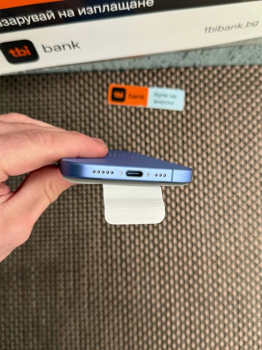 100% Battery! 256GB! iPhone 16 Лизинг от 50лв/м Ultramarine ГАРАНЦИЯ