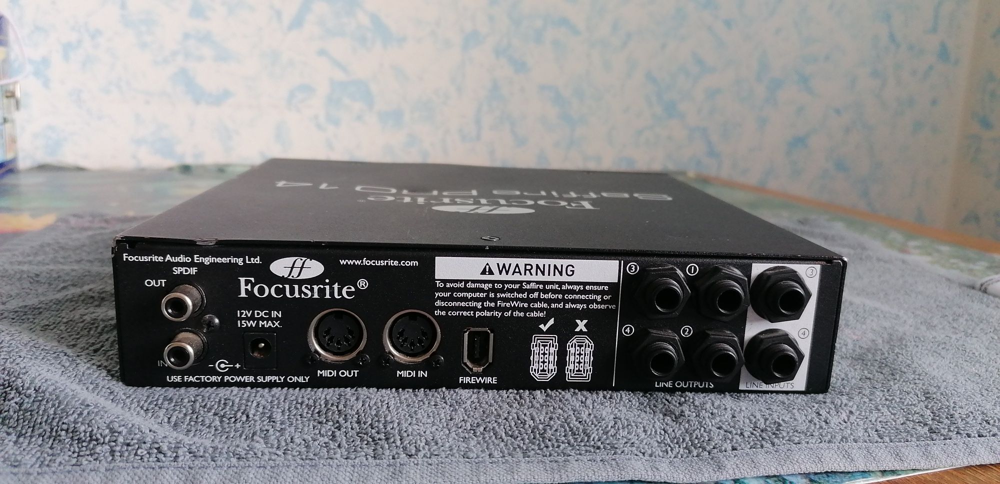 Interfață audio Focusrite Saffire Pro 14