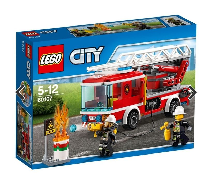 Lego City Camion de pompieri cu scara 60107