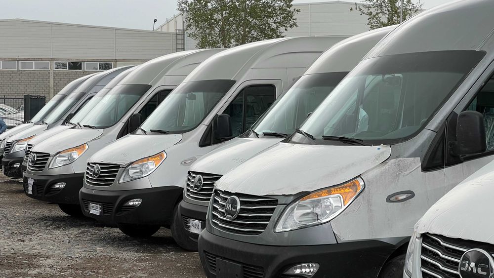 JAC SANRAY bus tayyor sotuvda