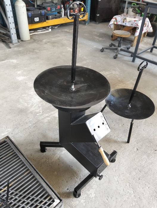 Sobă rachetă, grătare de grădină, disc
