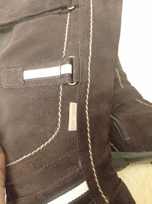 Ботуши,боти естествен велур,кожа