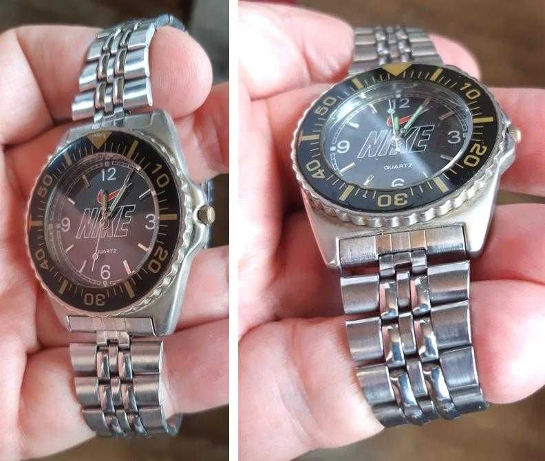 ceas bărbătesc NIKE, bezel rotativ, funcțional