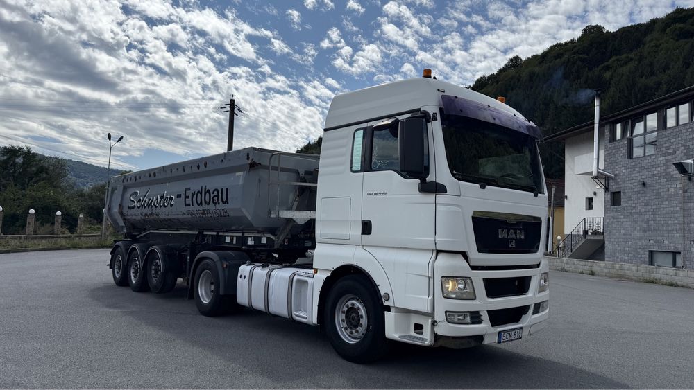 Man Tgx 18.440 euro 5 retarder kit basculare Schwarzmuller Hardox