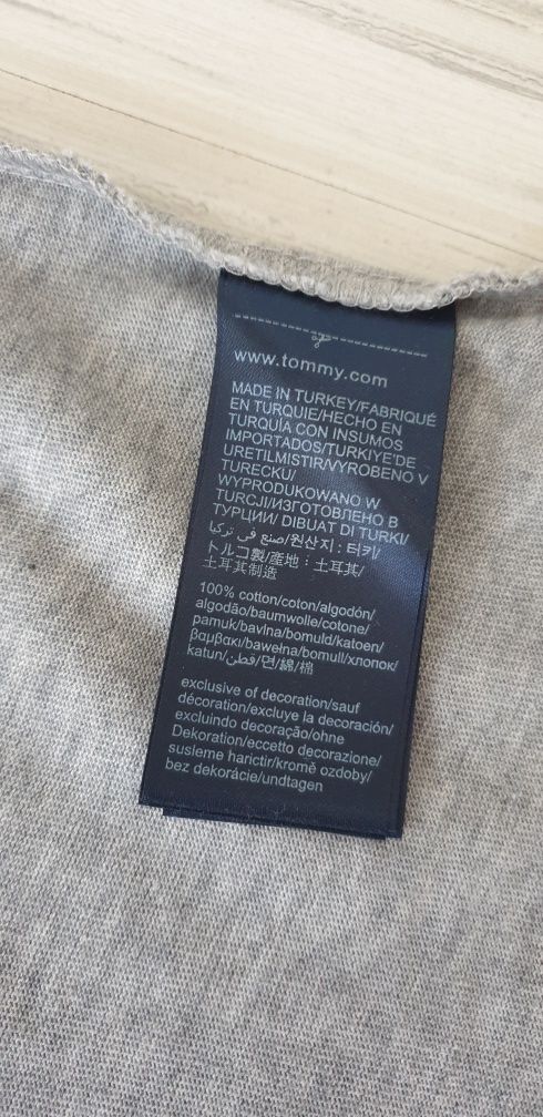 Tommy Hilfiger ICON Organic Cotton  S НОВО! ОРИГИНАЛ! Мъжка Тениска!