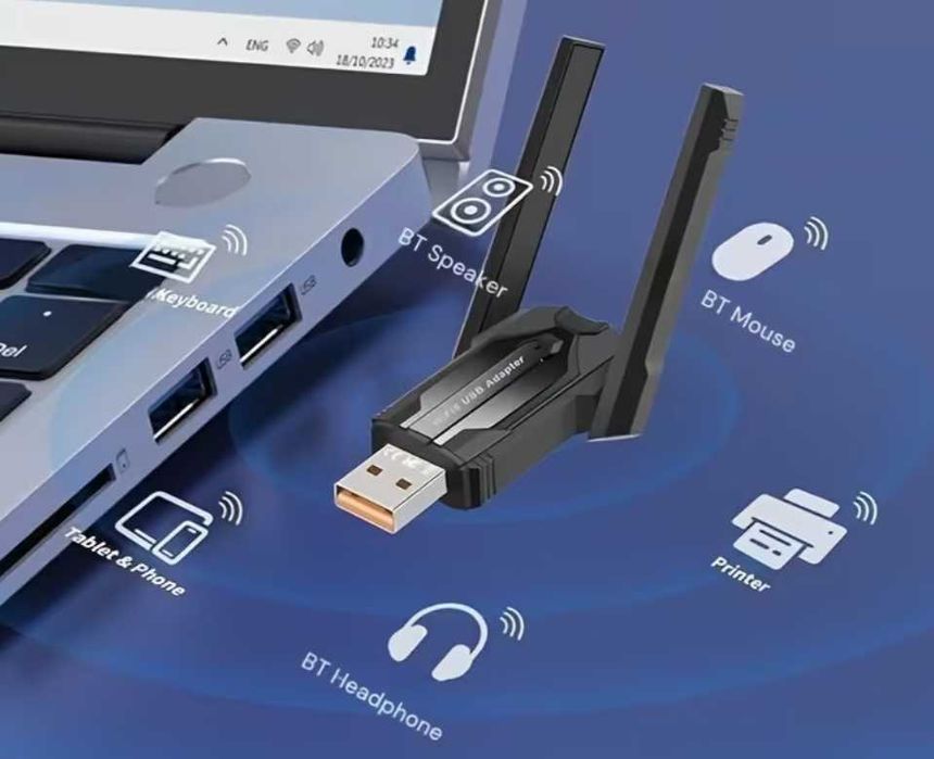 placa de retea wifi6 Bluetoth 5.4 placa de retea usb 3.0