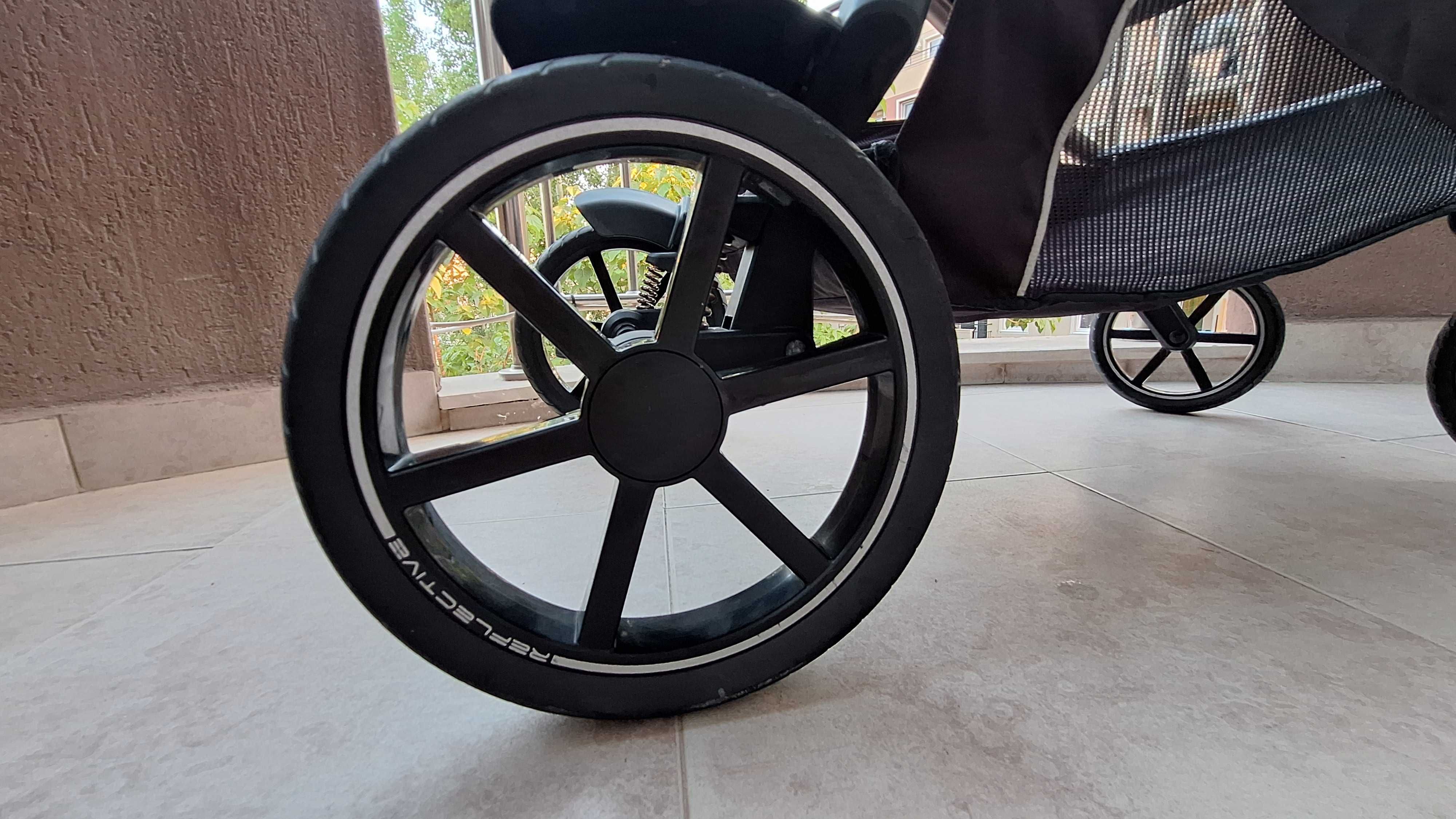 Бебешка количка Peg Perego 2в1 Veloce, 0-22 кг, Mon Amour, Бежов/Розов