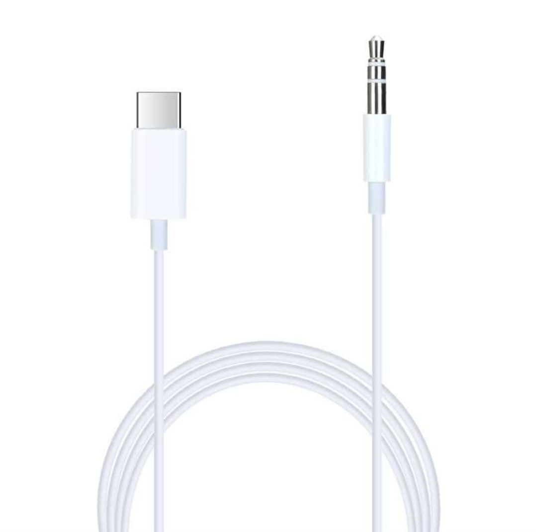 Cablu auxiliar tip C - jack 3.5 pentru auto fara eroare