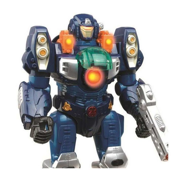 Robot de jucarie cu lumini si sunete One Two Fun, 30 cm