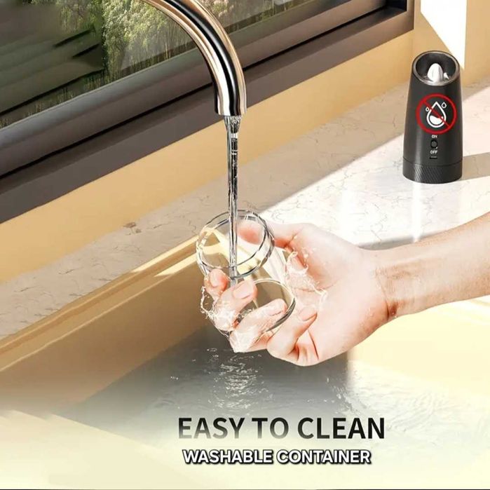 Гравитационна електрическа презареждаема мелничка за сол/черен пипер