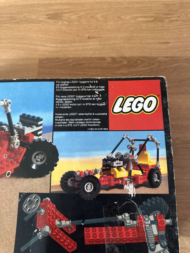 Set LEGO din 1981 Complet + Cutie Danemarca, Dune Buggy 8845