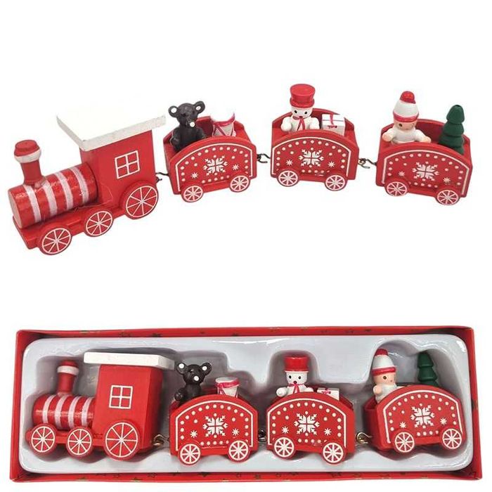 Дървено коледно влакче,различни видове