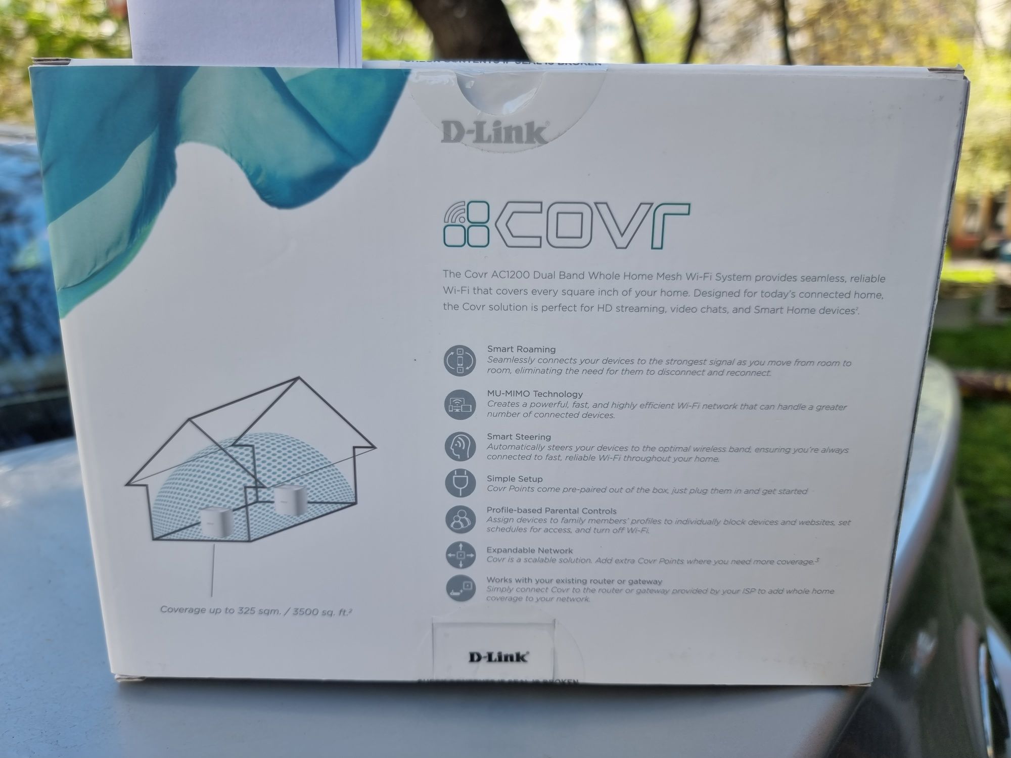 Sistem wireless Mesh Gigabit D-Link COVR 1102 NOU