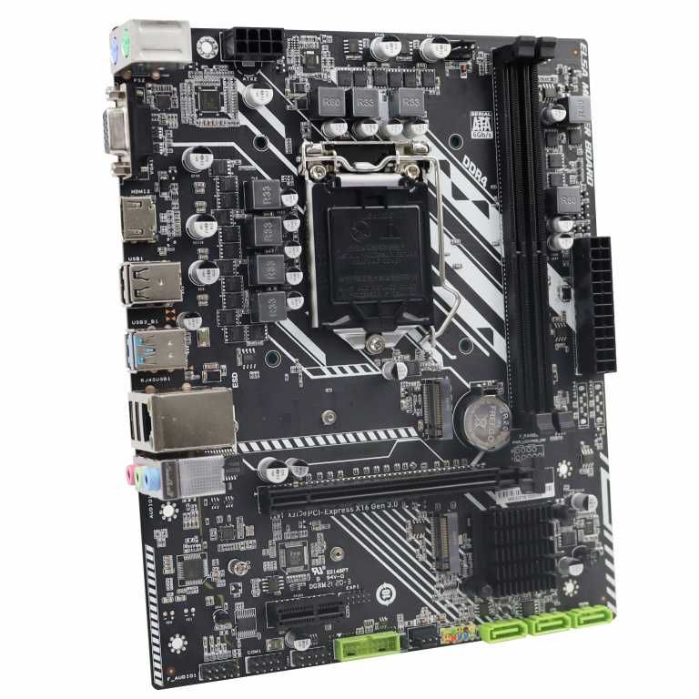 i3 10100f + esonic h510da + кулер комплект материнская плата, проц