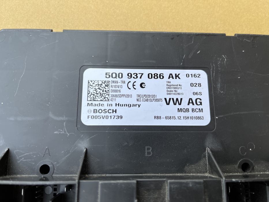 Calculator BCM VW Golf 7 Passat B8 Audi A3 8V Skoda Octavia 3