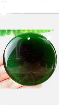 Натуралнен камък зелено котешко око