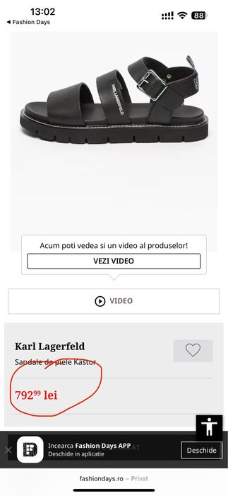 Sandale Karl Lagerfeld 46