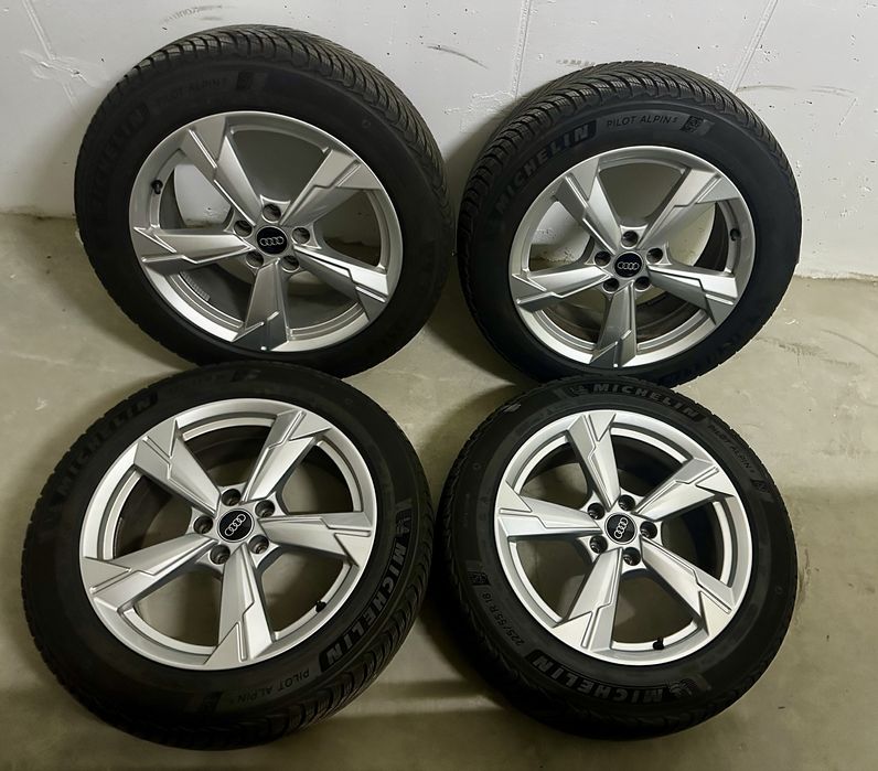 Set roti iarna Audi A6 originale - Michelin Pilot Alpin 5 AO 225/55R18