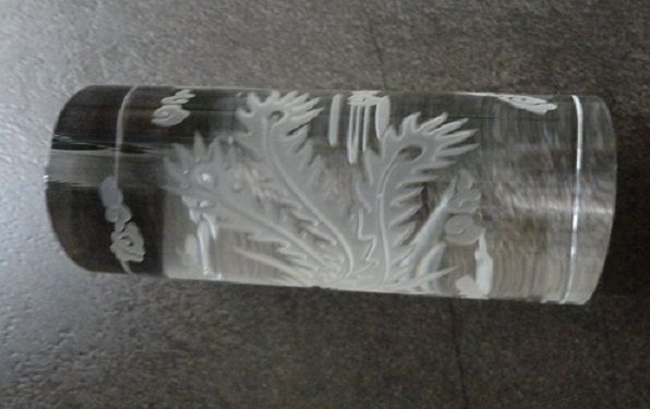 presspapier din cristal gravat