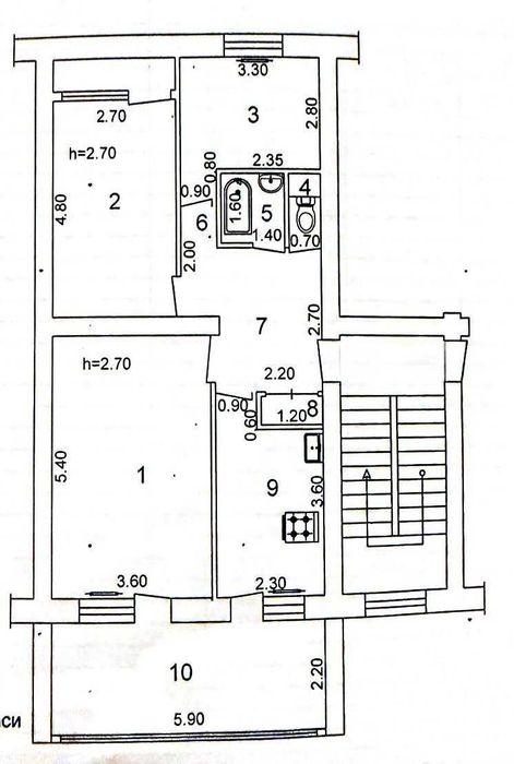 Продажа 3/4/4 на Ц2