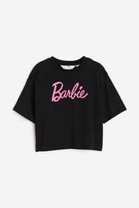 Памучна тениска с щампа Барби