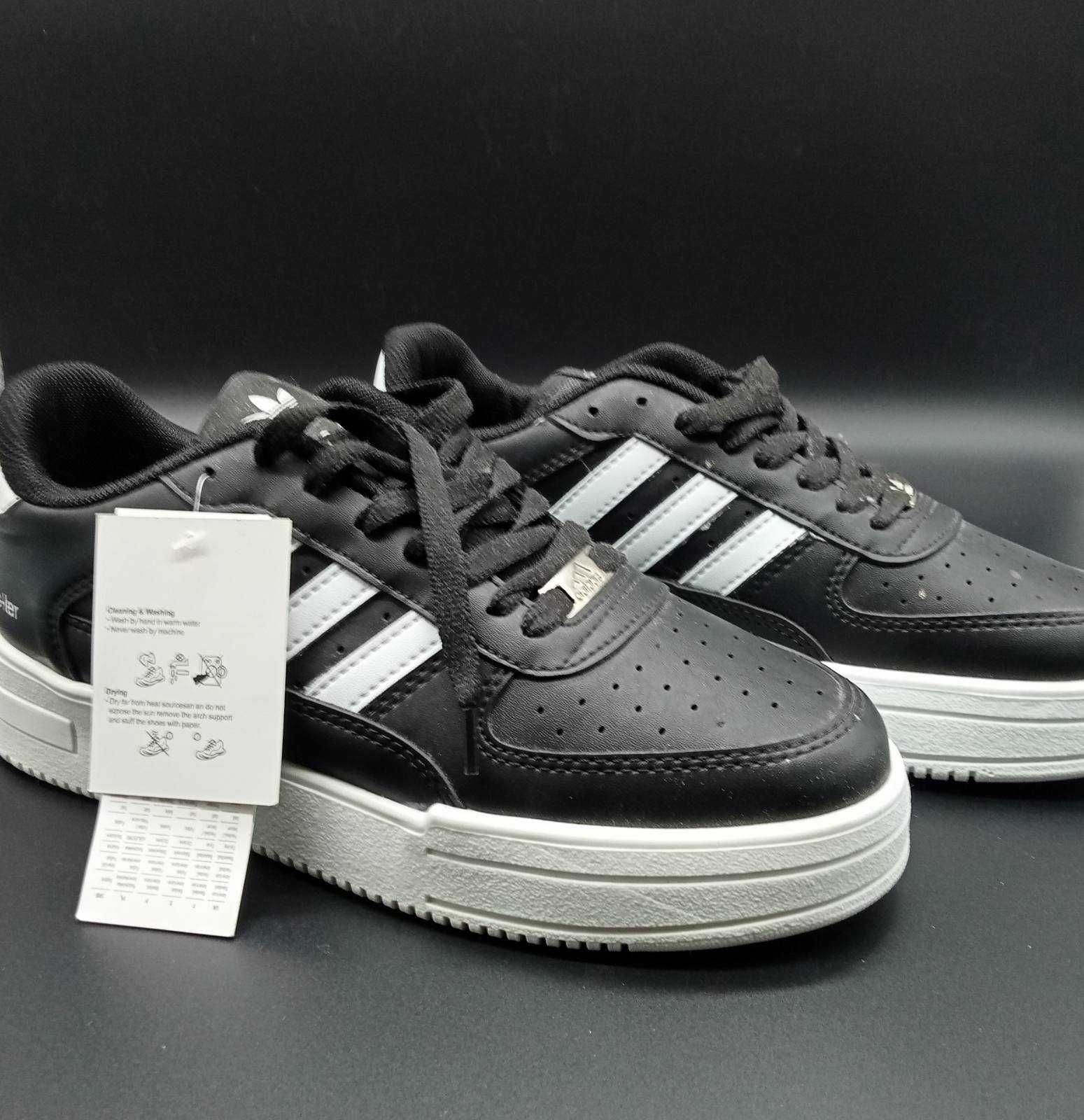 Чисто нови спортни кецове в стил Adidas – два модела, черни