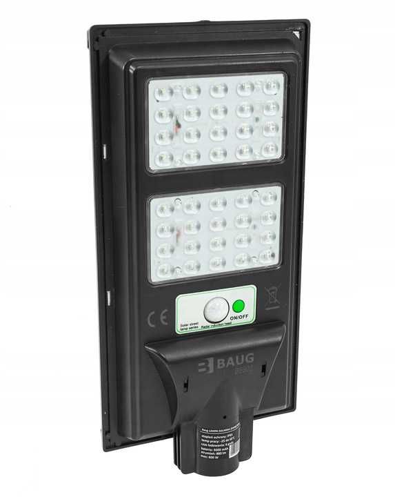 Lampa LED solara exterior 600W senzor telecomanda 5Ah + suport (B5802)