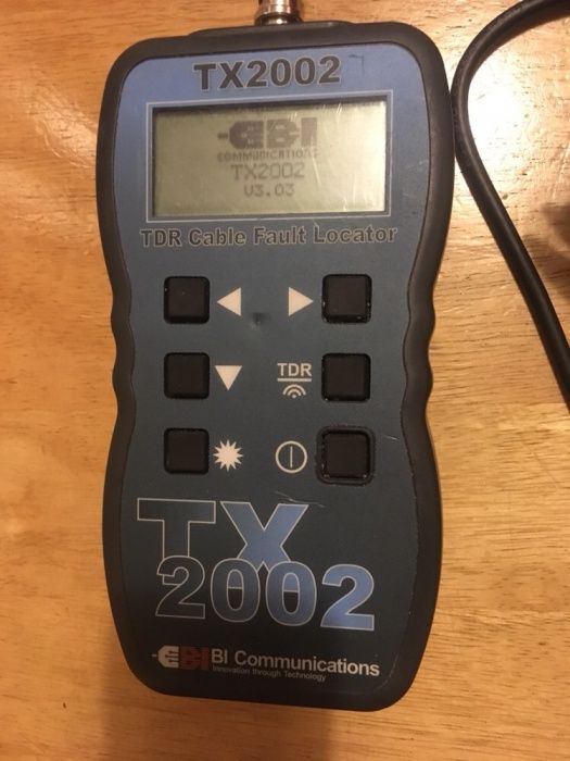 TDR TX2002 Tester De Localizat Cabluri Telecom Defecte Sau Intrerupte