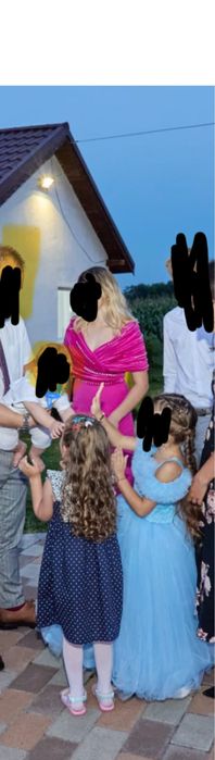 Rochie elegantă fucsia