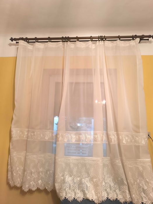 Galerie dubla (perdea si drapedie) 2 bucati