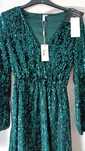 Rochie verde paiete