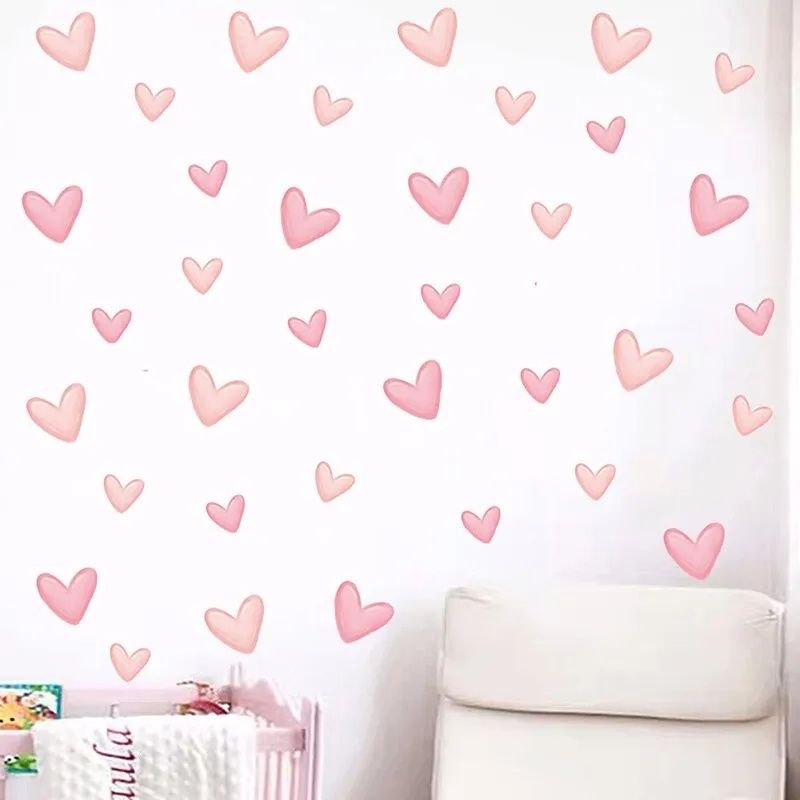 Sticker perete Love. 60 inimi. Repoziționabile. Waterproof, Rezistente