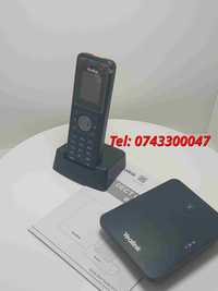 Telefon Voip Wireless Yealink W79p  W59r Negru 10 Sip Support