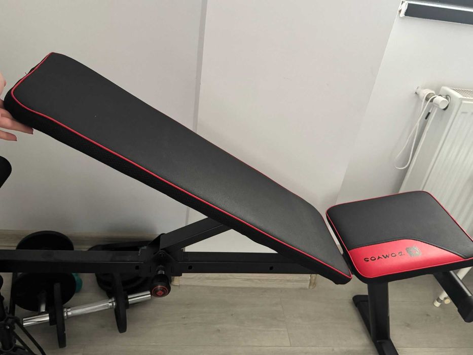 banca de antrenament si gantere