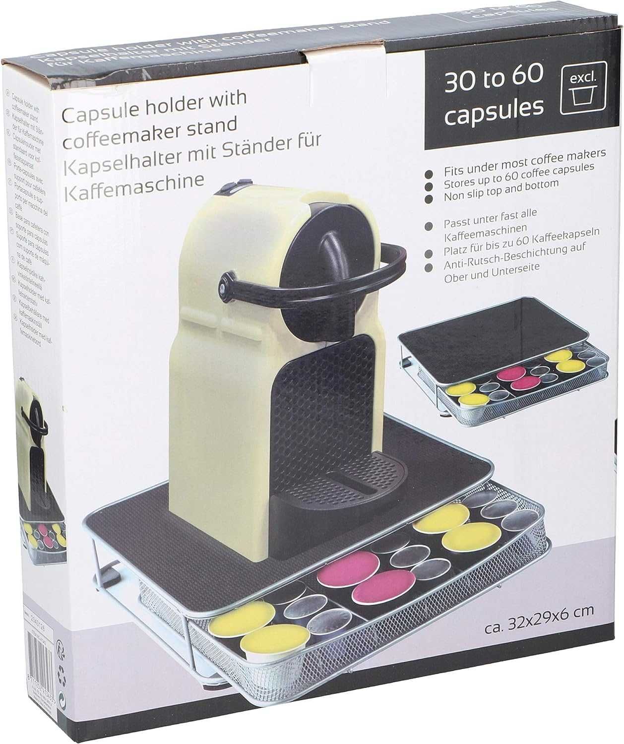 Кутия за капсули за кафе Органайзер Чекмедже Dolce Gusto Nespresso