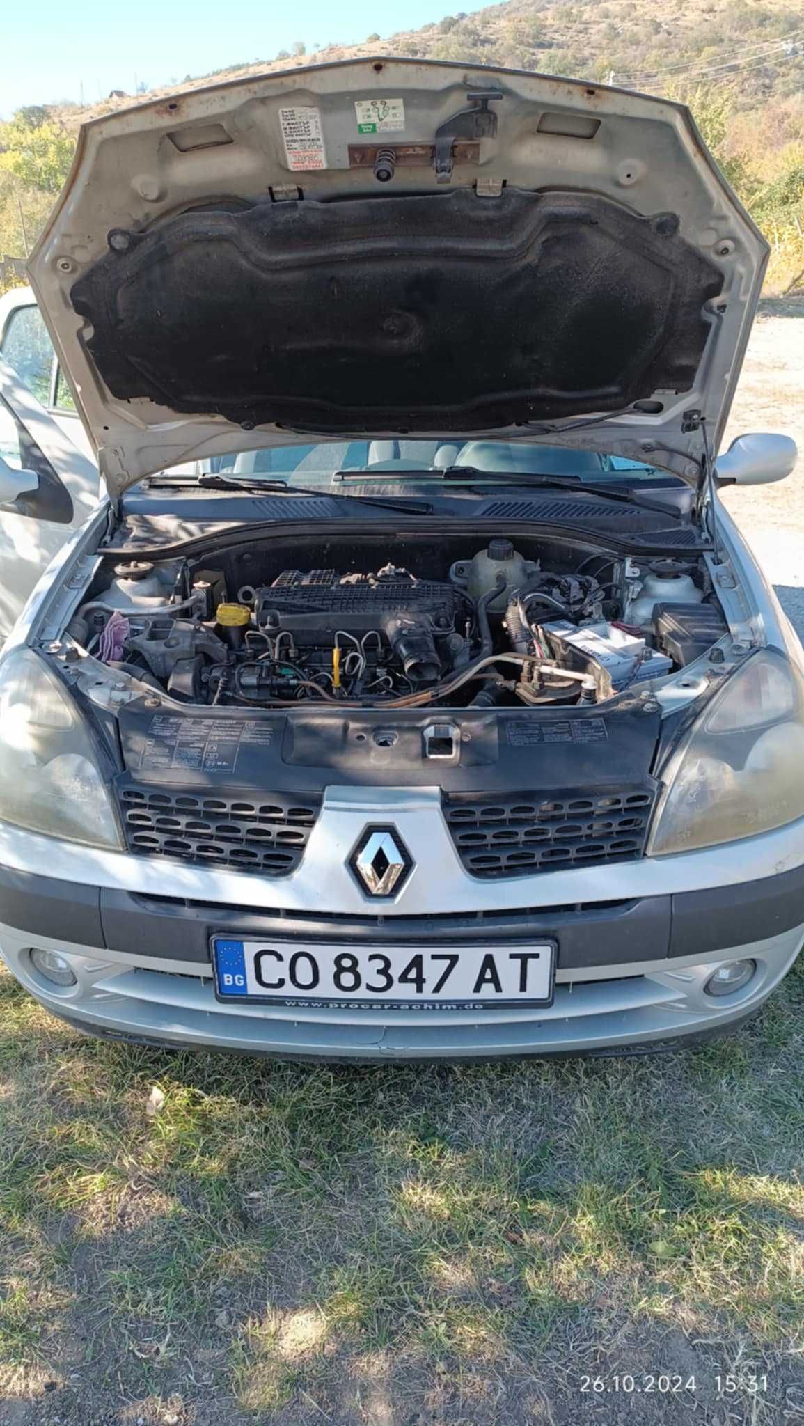 Рено клио 2  1.5   dci  2002г.  на части