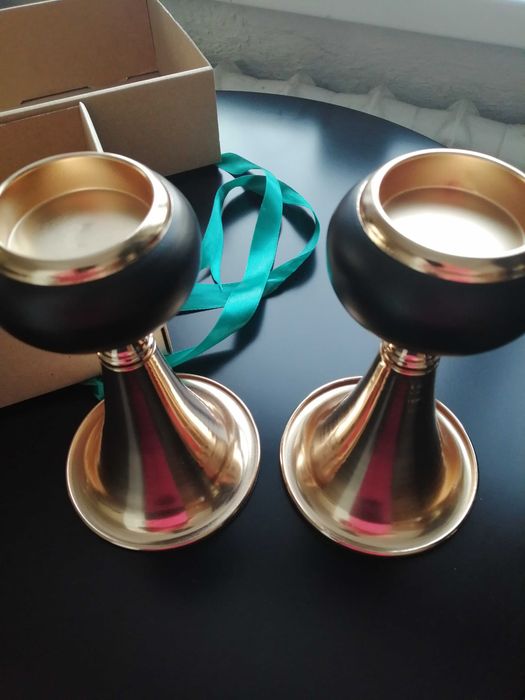 Подсвечник для свечи металлический (подставка)