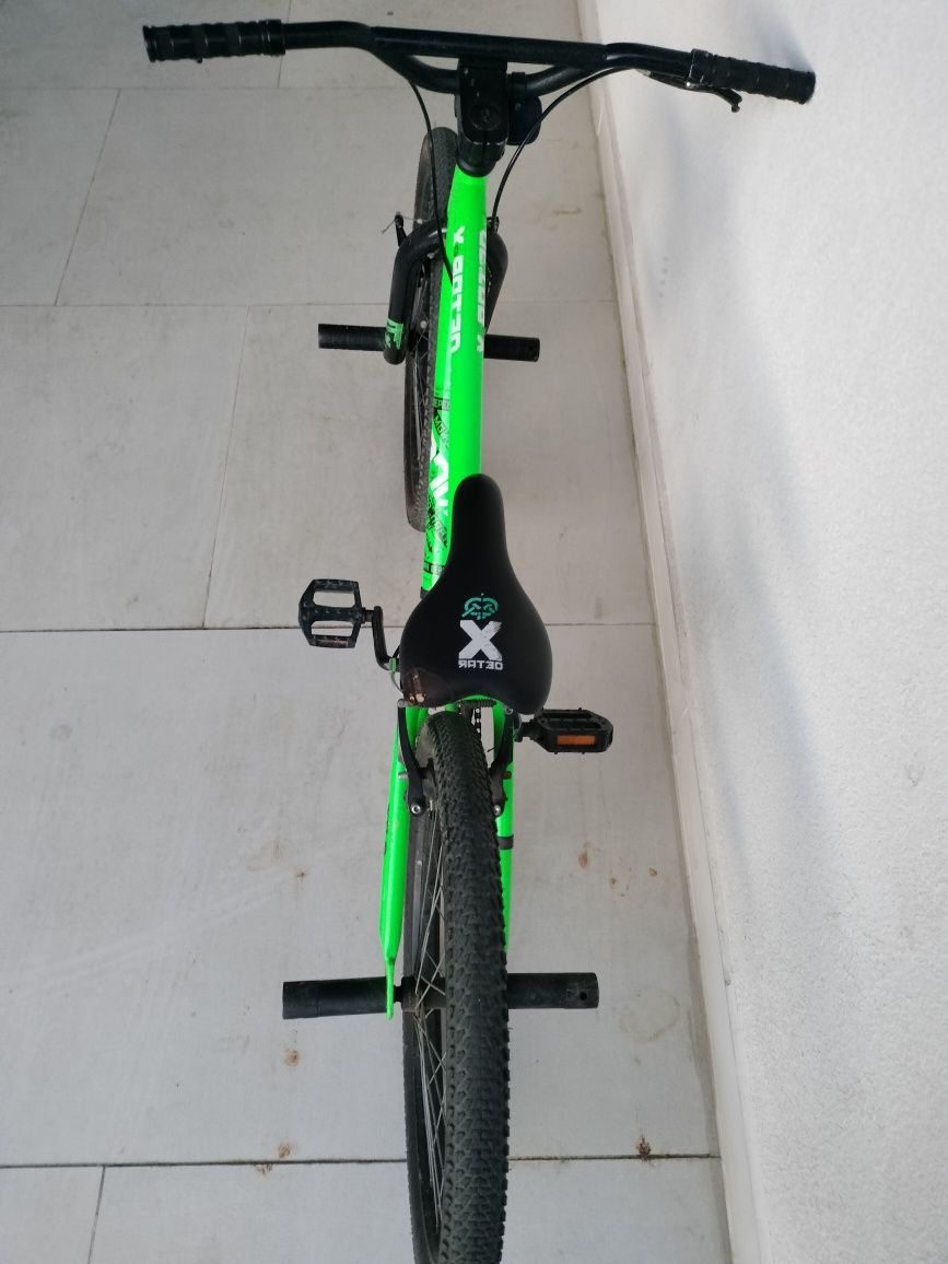 BMX X-RATED 24' verde neon freestyle