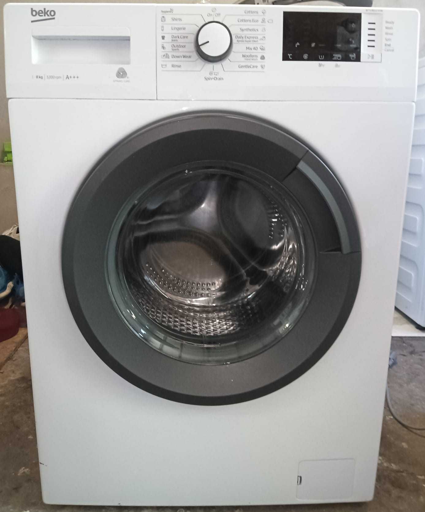 Masina de spalat rufe Beko, 8 kg, 1200 RPM, Aquawave, Clasa A +++